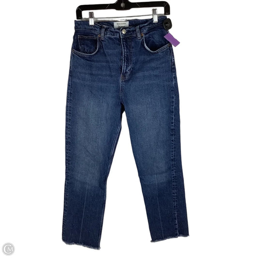 Jeans Straight By Reformation In Blue Denim, Size: 6 (28)
