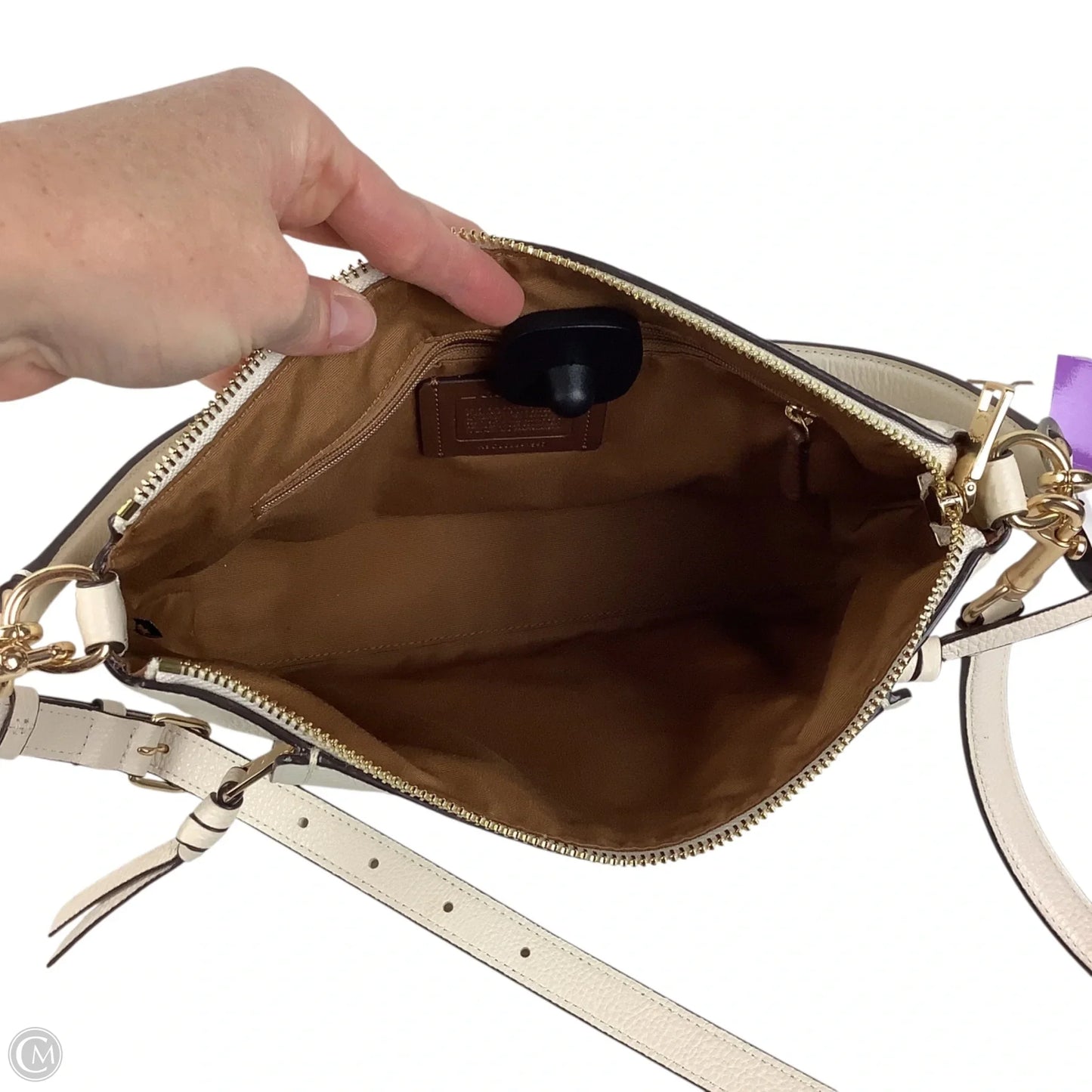 Crossbody Designer By Coach, Size: Medium