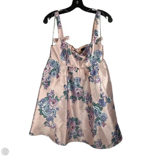 Dress Party Short By Lulus In Pink, Size: L