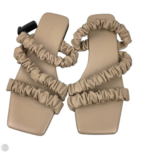 Sandals Flats By Open Edit In Tan, Size: 8