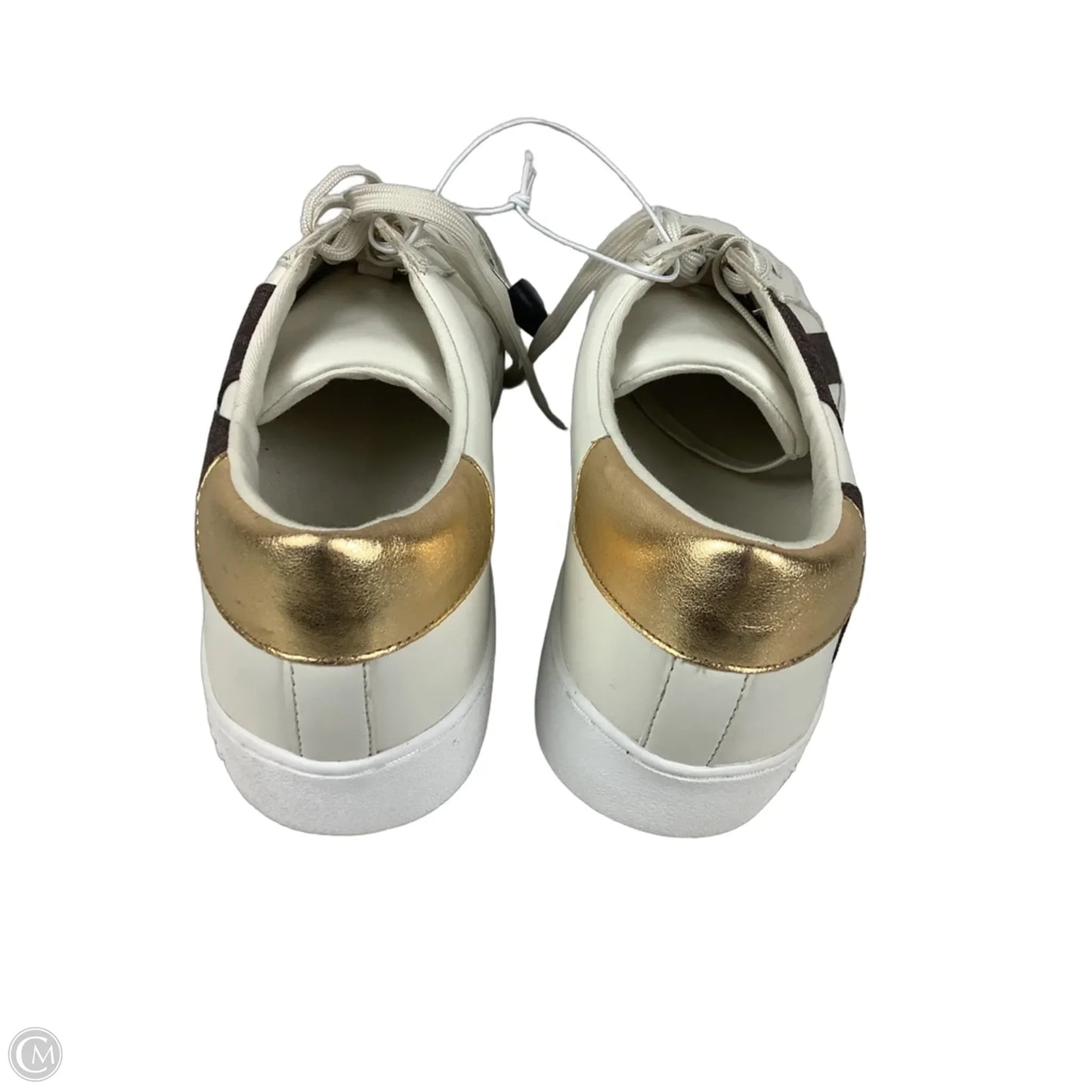 Shoes Designer By Michael Kors In Brown & White, Size: 10