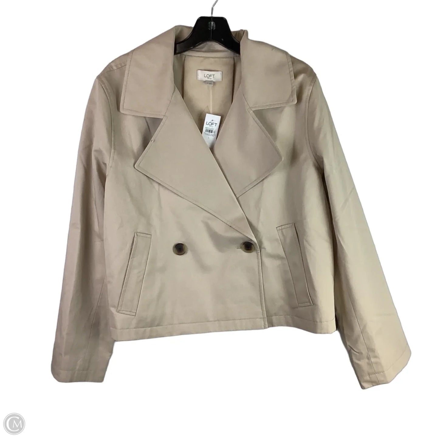 Jacket Other By Loft In Cream, Size: L