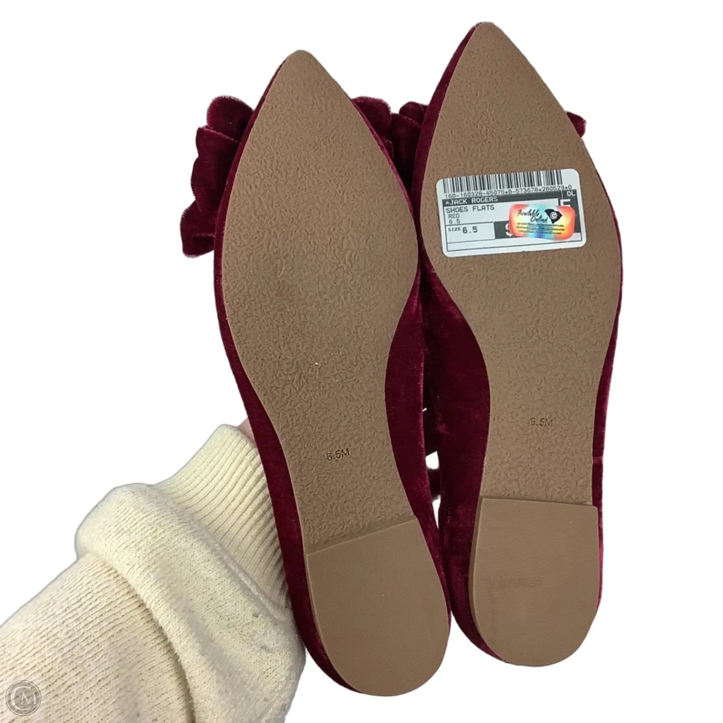 Shoes Flats By Jack Rogers In Red, Size: 6.5