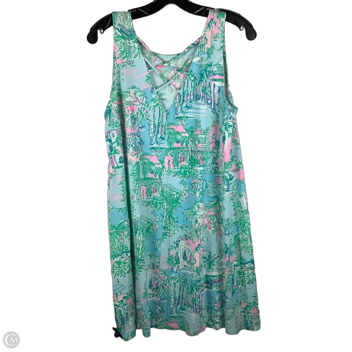 Dress Designer By Lilly Pulitzer In Blue, Size: M