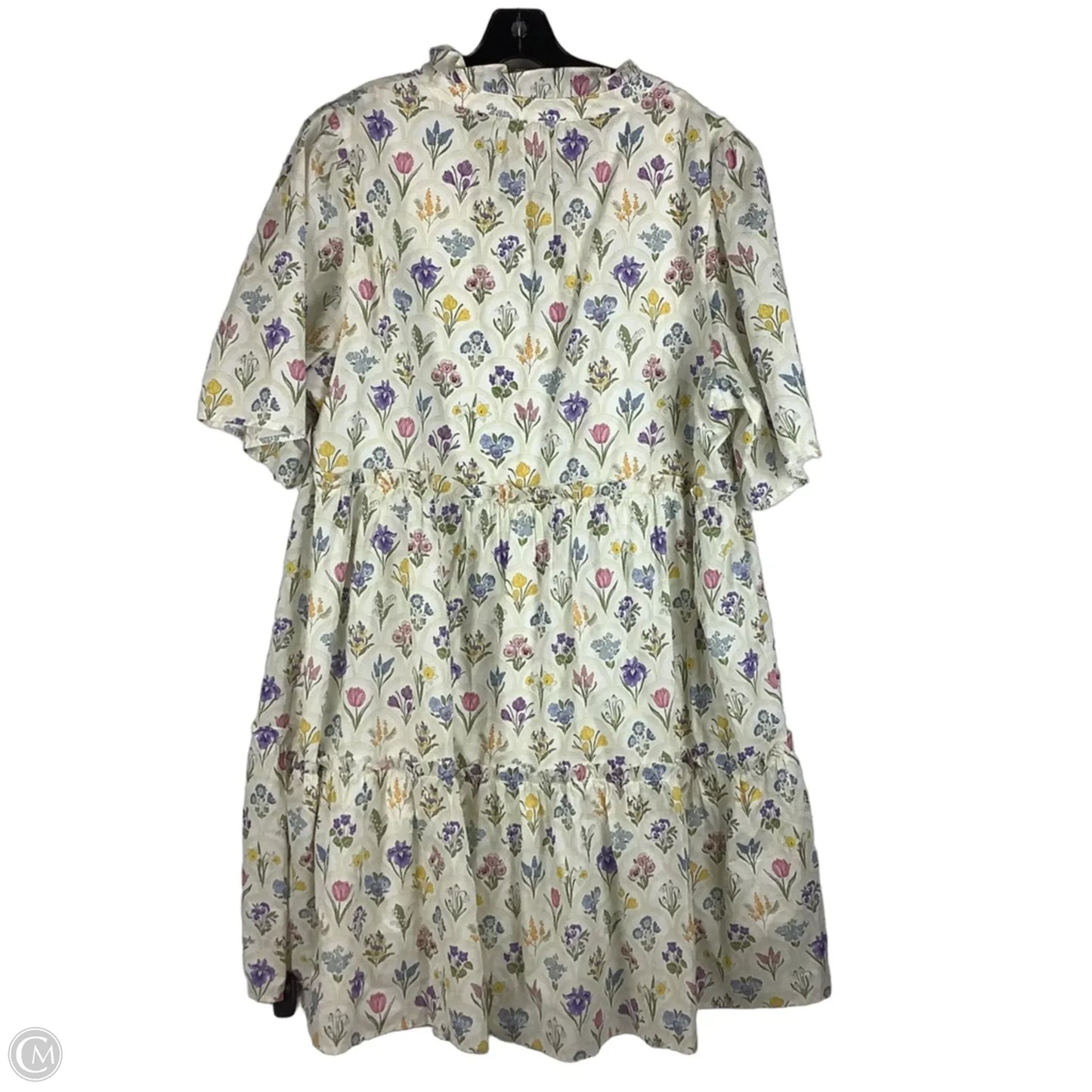 Dress Party Short By Chicsoul In Floral Print, Size: 3x