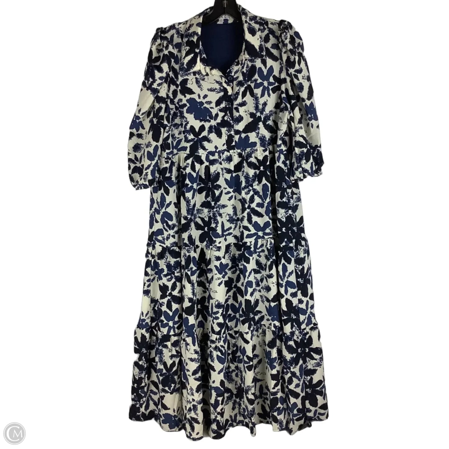 Dress Party Long By Tcec In Blue, Size: L