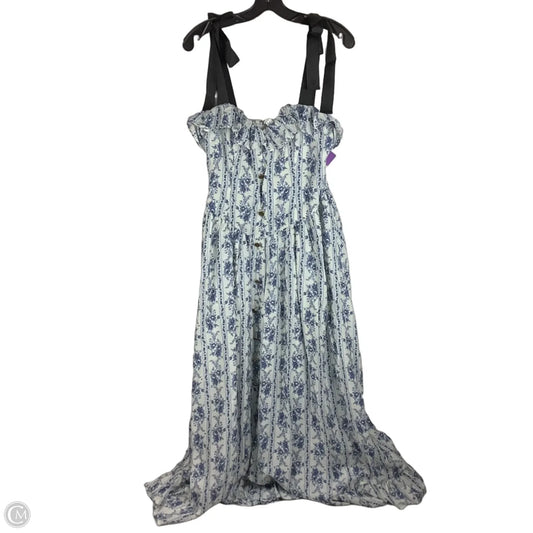 Dress Casual Maxi By Blu Pepper In Blue, Size: L