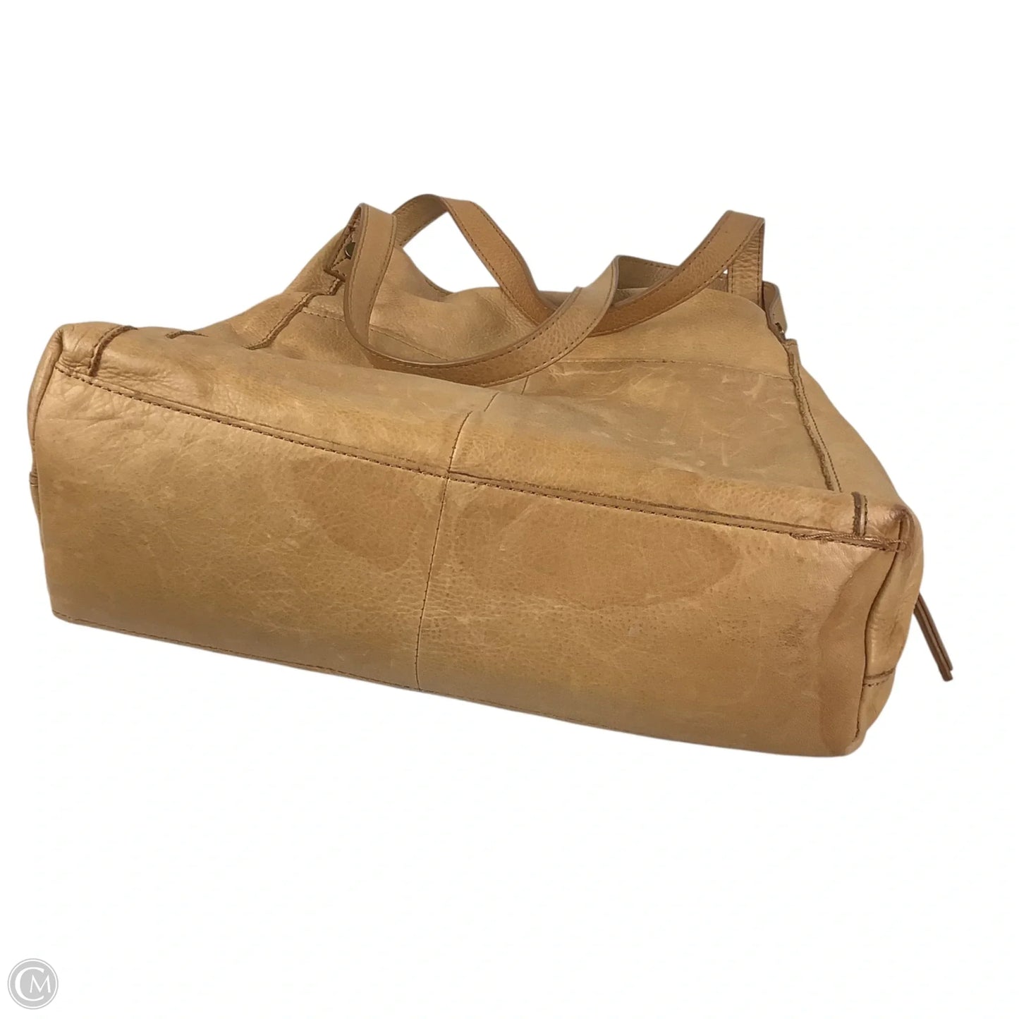 Handbag Leather By Cmc, Size: Medium