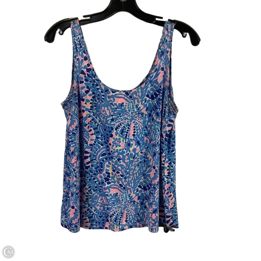 Top Sleeveless Designer By Lilly Pulitzer In Blue, Size: Xs