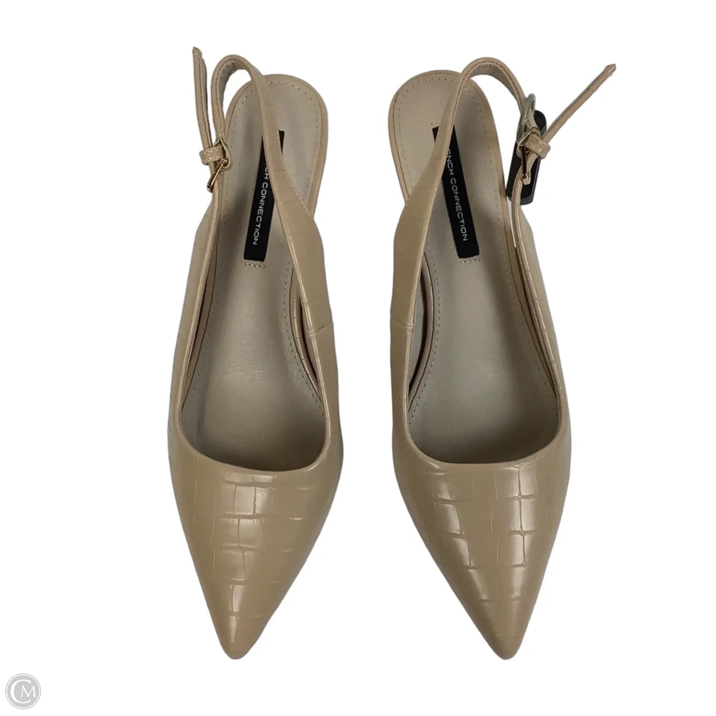 Shoes Heels Kitten By French Connection In Cream, Size: 10