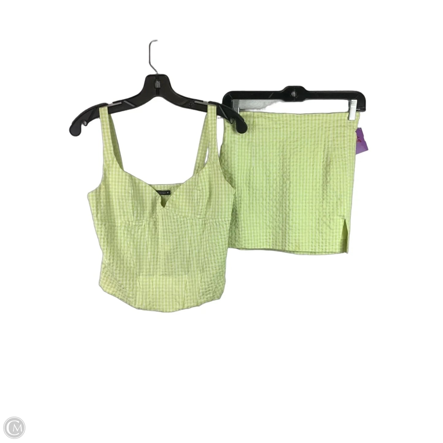 Skirt Set 2pc By Zara In Green, Size: M