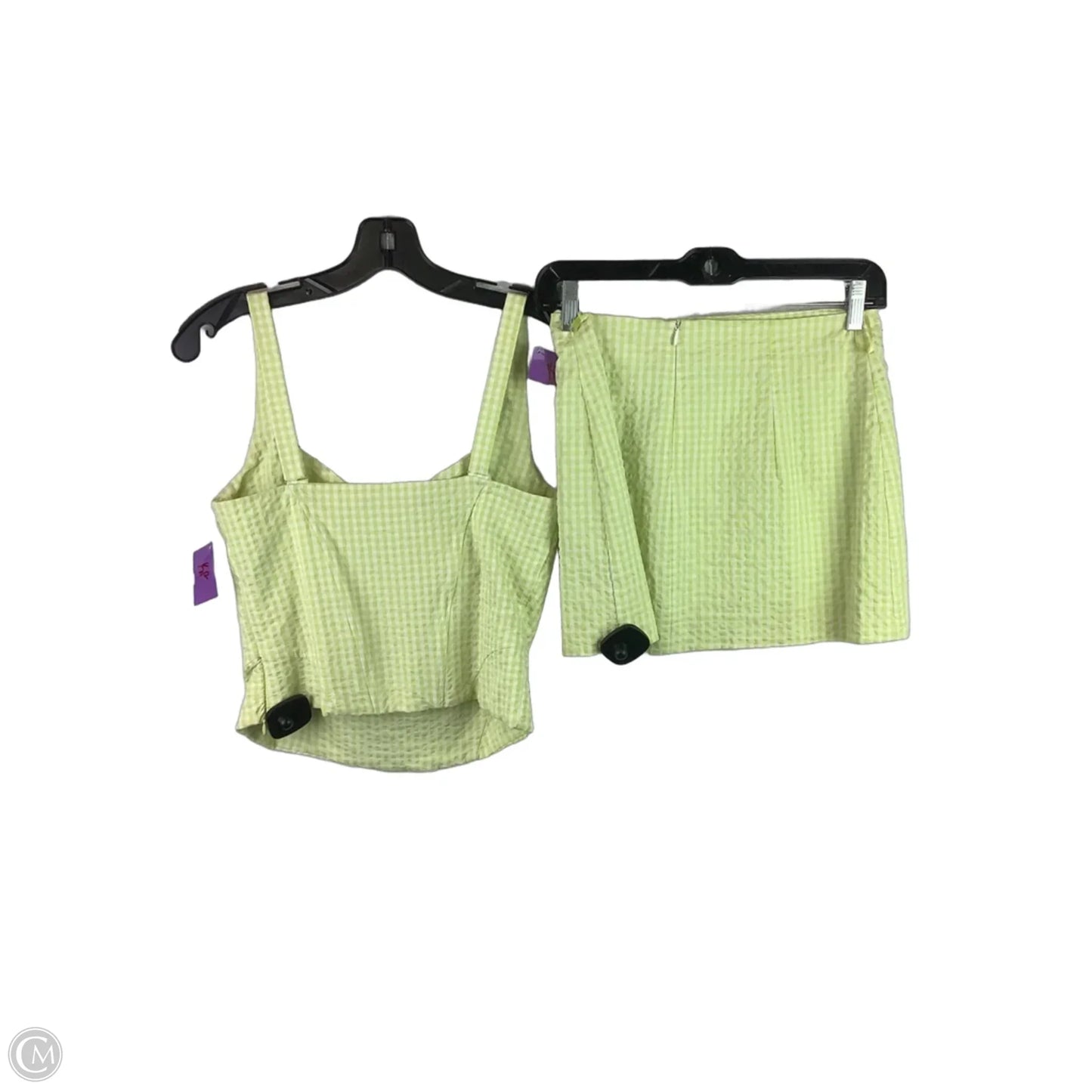 Skirt Set 2pc By Zara In Green, Size: M