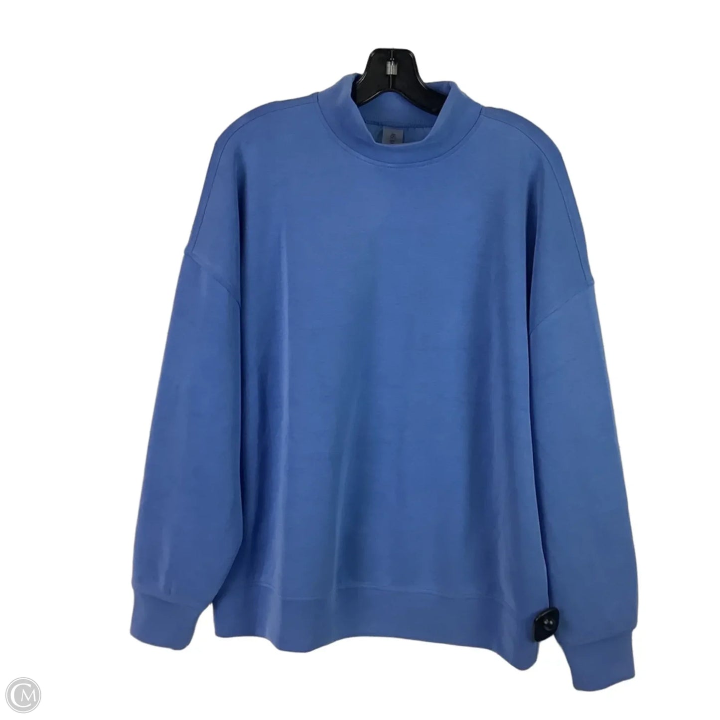 Sweatshirt Collar By As Revival In Blue, Size: S
