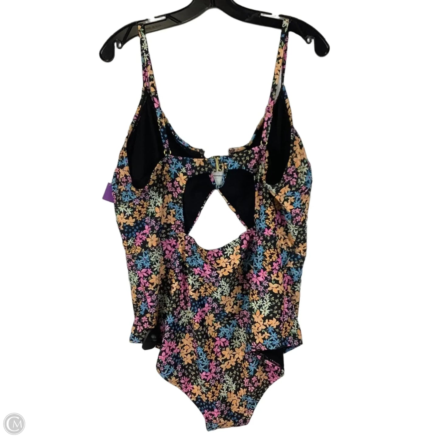 Swimsuit By Clothes Mentor In Floral Print, Size: Xl