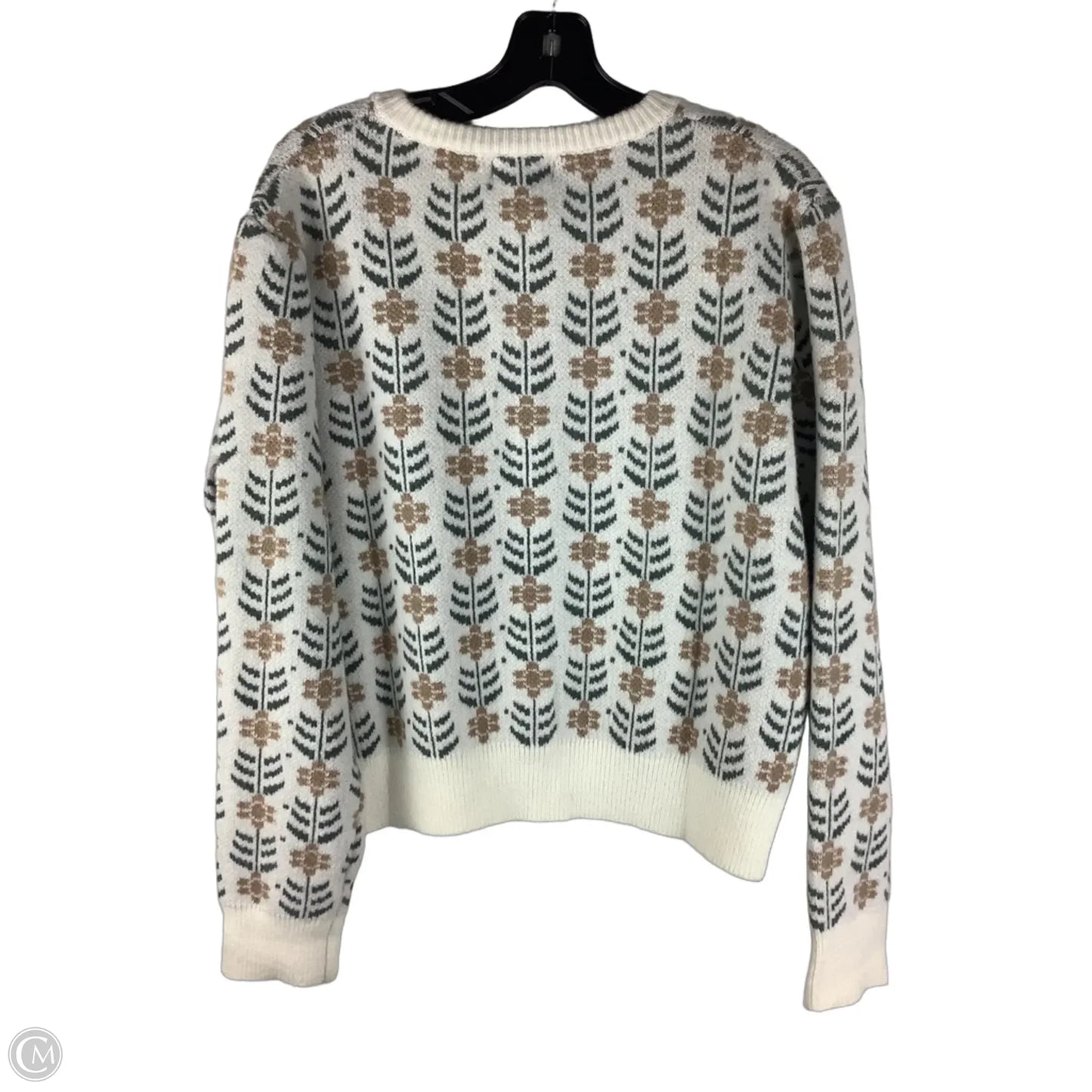 Sweater By Vestique In Floral Print, Size: M