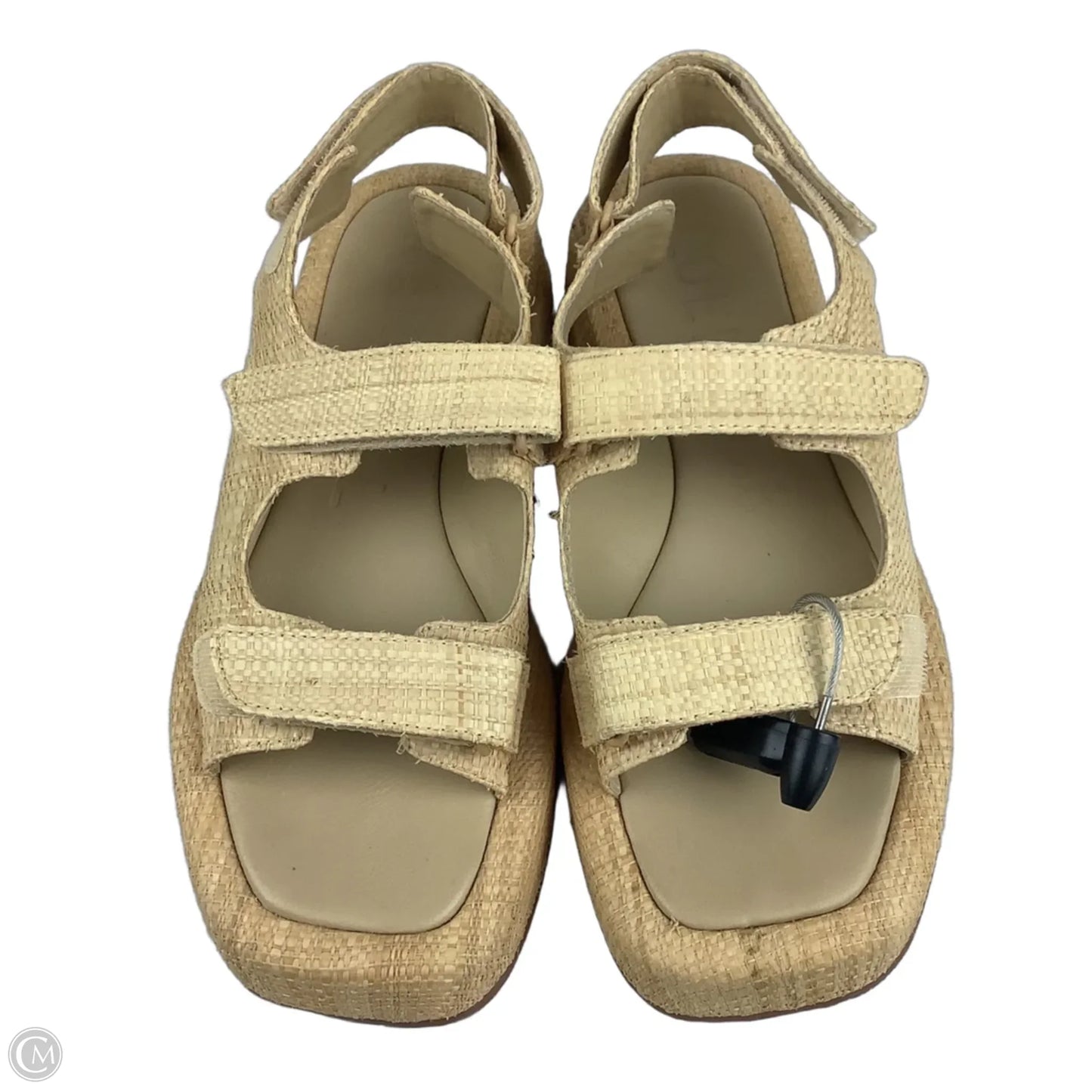 Sandals Heels Platform By Loeffler Randall In Tan, Size: 10