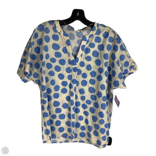 Top Short Sleeve By Jodifl In Blue, Size: S