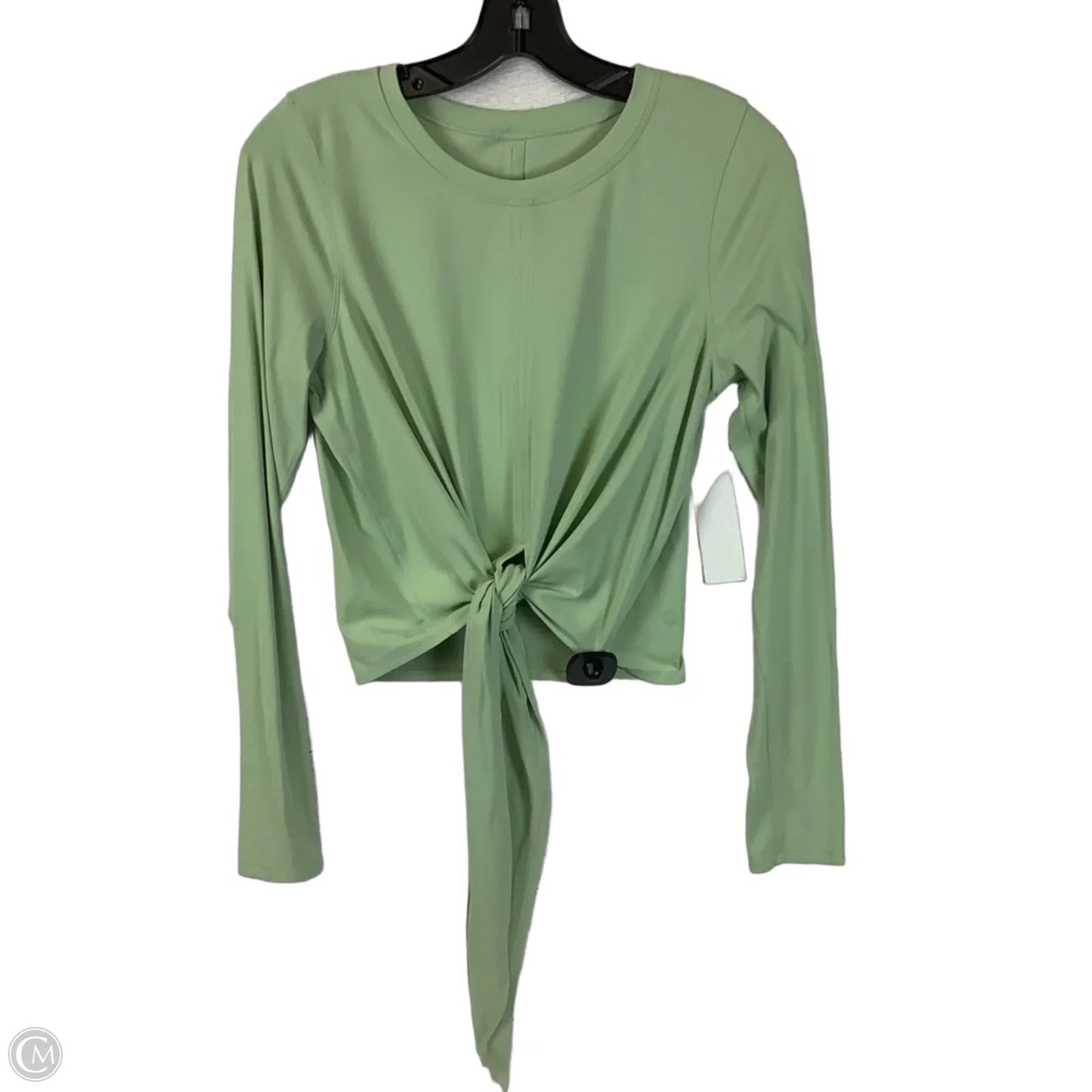 Athletic Top Long Sleeve Crewneck By Lululemon In Green