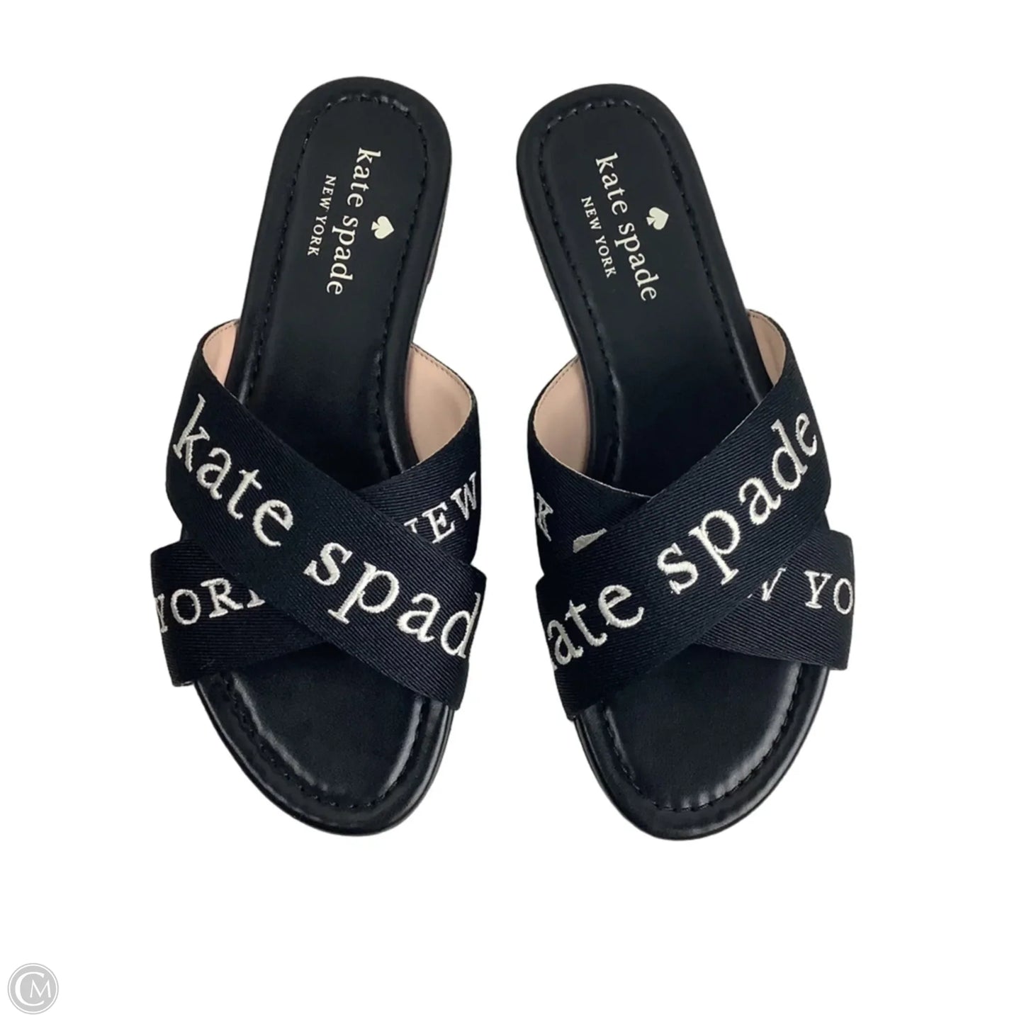 Sandals Designer By Kate Spade In Black, Size: 6
