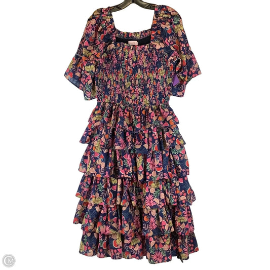 Dress Party Midi By Cmc In Floral Print, Size: M