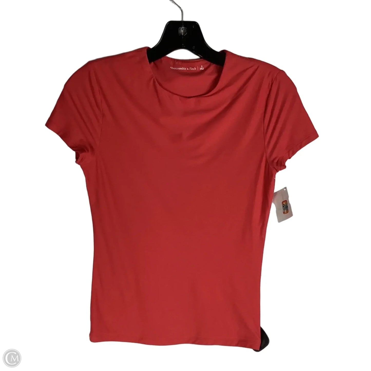 Top Short Sleeve By Abercrombie And Fitch In Red, Size: S