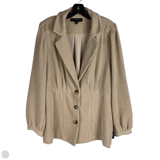Jacket Other By Current Air In Beige, Size: L