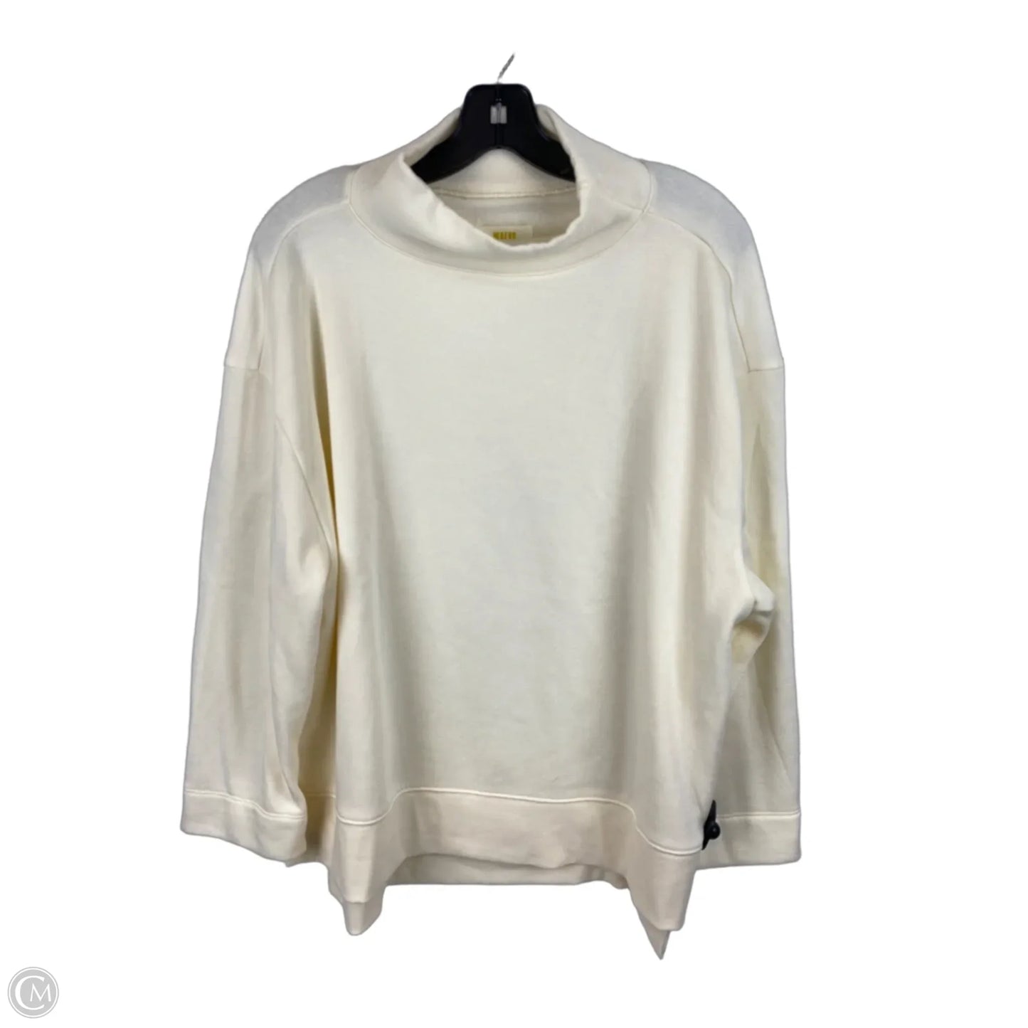 Sweatshirt Collar By Maeve In Cream, Size: S