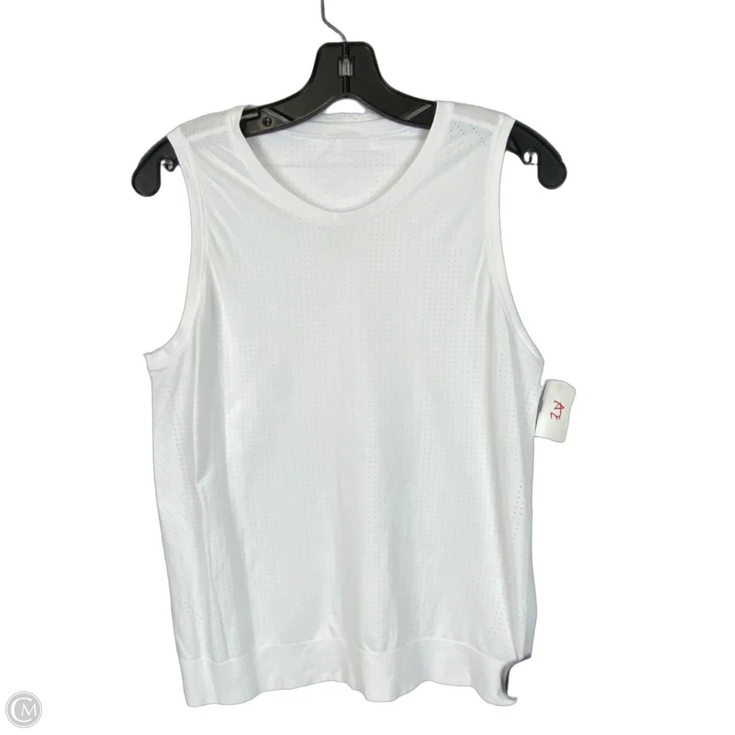 Athletic Tank Top By Athleta In White