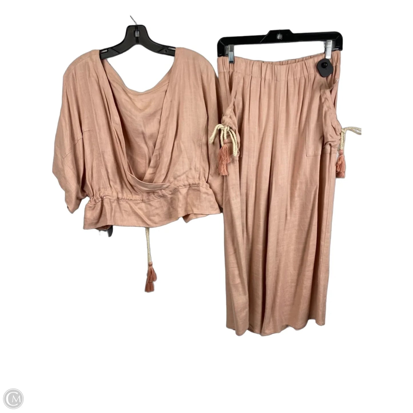 Pants Set 2pc By Fate In Pink Bottom M Top L