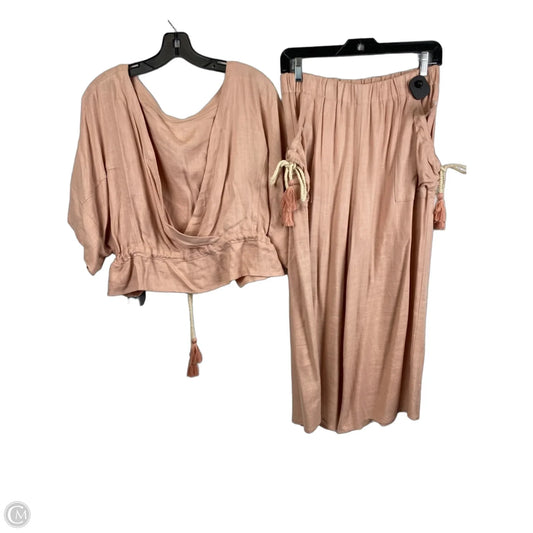 Pants Set 2pc By Fate In Pink Bottom M Top L