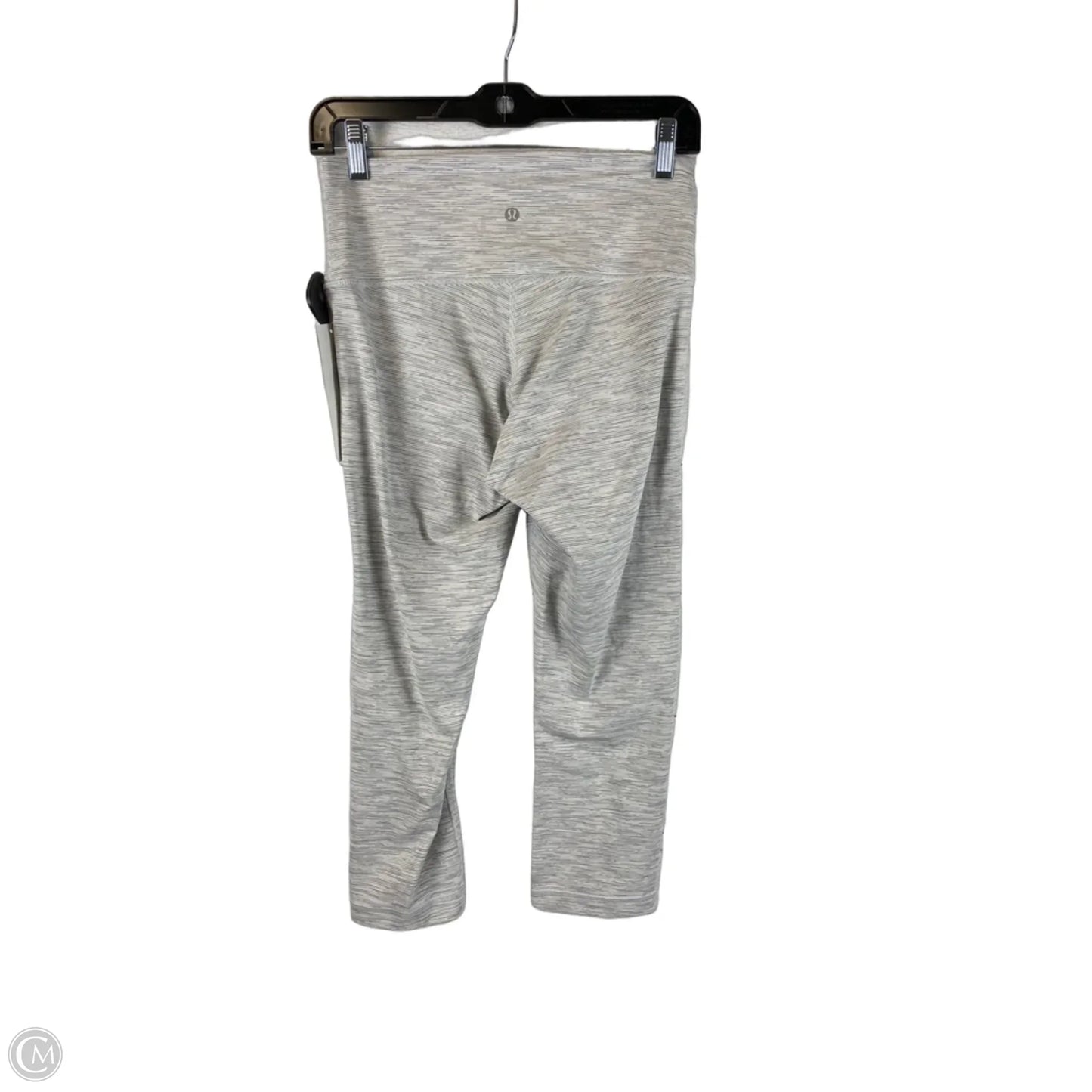 Athletic Capris By Lululemon In Grey, Size: 8