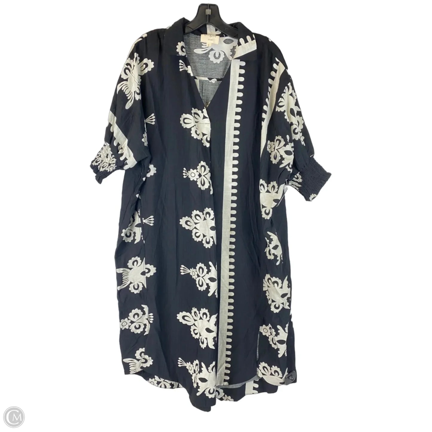 Dress Casual Midi By Umgee In Black & White, Size: S