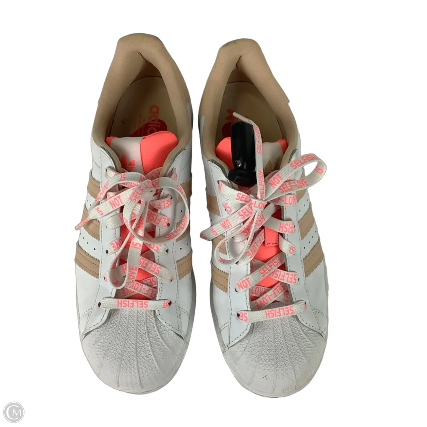 Shoes Sneakers By Adidas In Pink & White, Size: 7.5