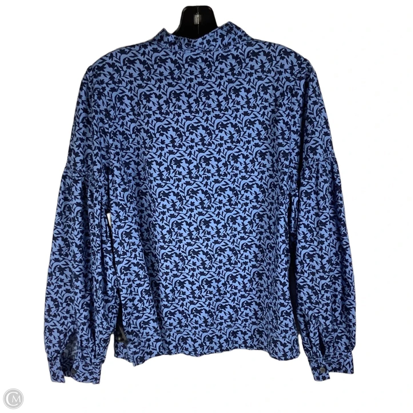 Top Long Sleeve By Loft In Blue, Size: M