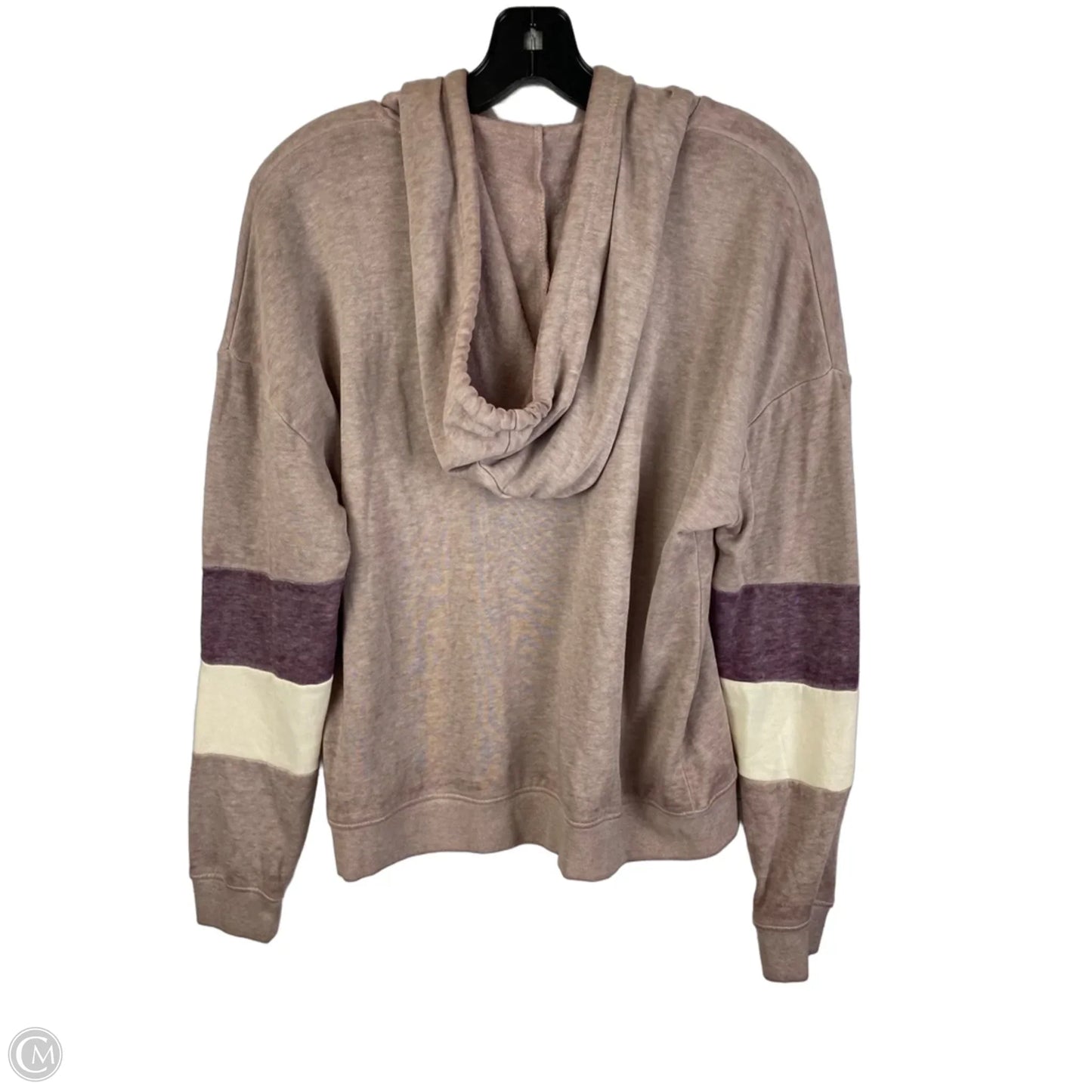 Sweatshirt Hoodie By Pink Rose In Tan, Size: M
