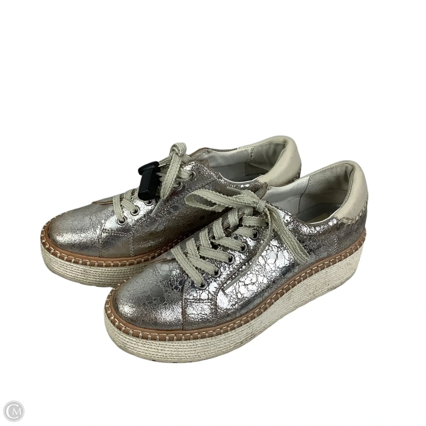 Shoes Sneakers By Dolce Vita In Silver, Size: 7.5