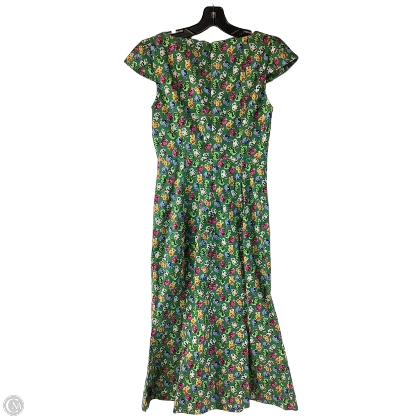 Dress Party Midi By Maeve In Green, Size: S