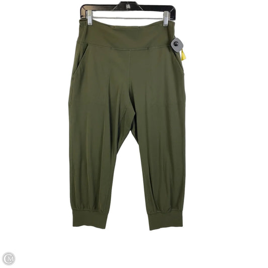 Athletic Leggings By Lululemon In Green, Size: 10