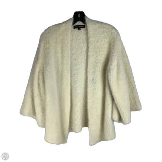 Sweater Cardigan By Catherine Malandrino In Cream Yellow, Size: S