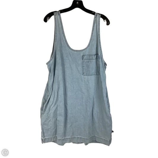 Dress Casual Short By Universal Thread In Blue Denim, Size: L