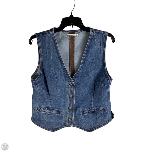 Vest Other By Abercrombie And Fitch In Blue Denim, Size: M