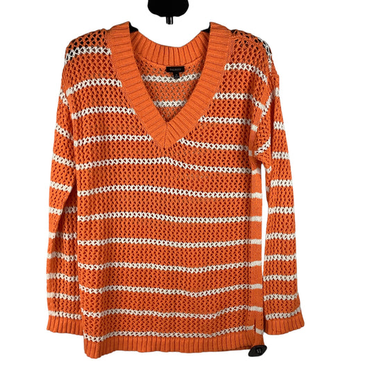Top Long Sleeve By Talbots In Orange, Size: M