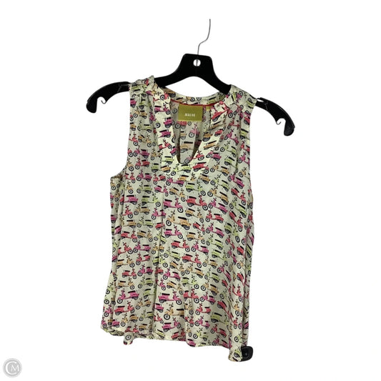 Top Sleeveless By Maeve In Multi-colored, Size: S