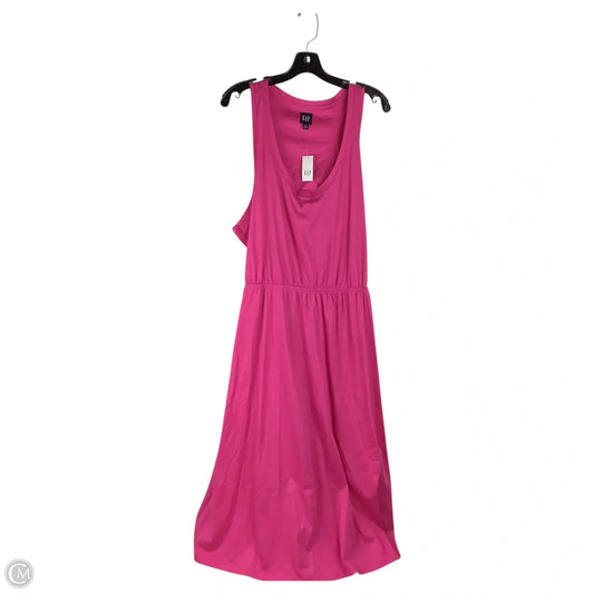 Dress Casual Maxi By Gap In Pink, Size: Xxl