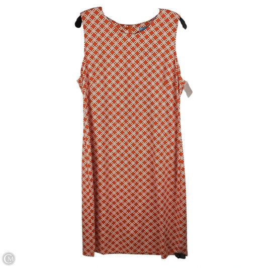 Dress Casual Maxi By Cmc In Orange, Size: L