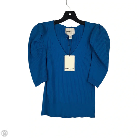 Top Short Sleeve By Cmc In Blue, Size: Sp