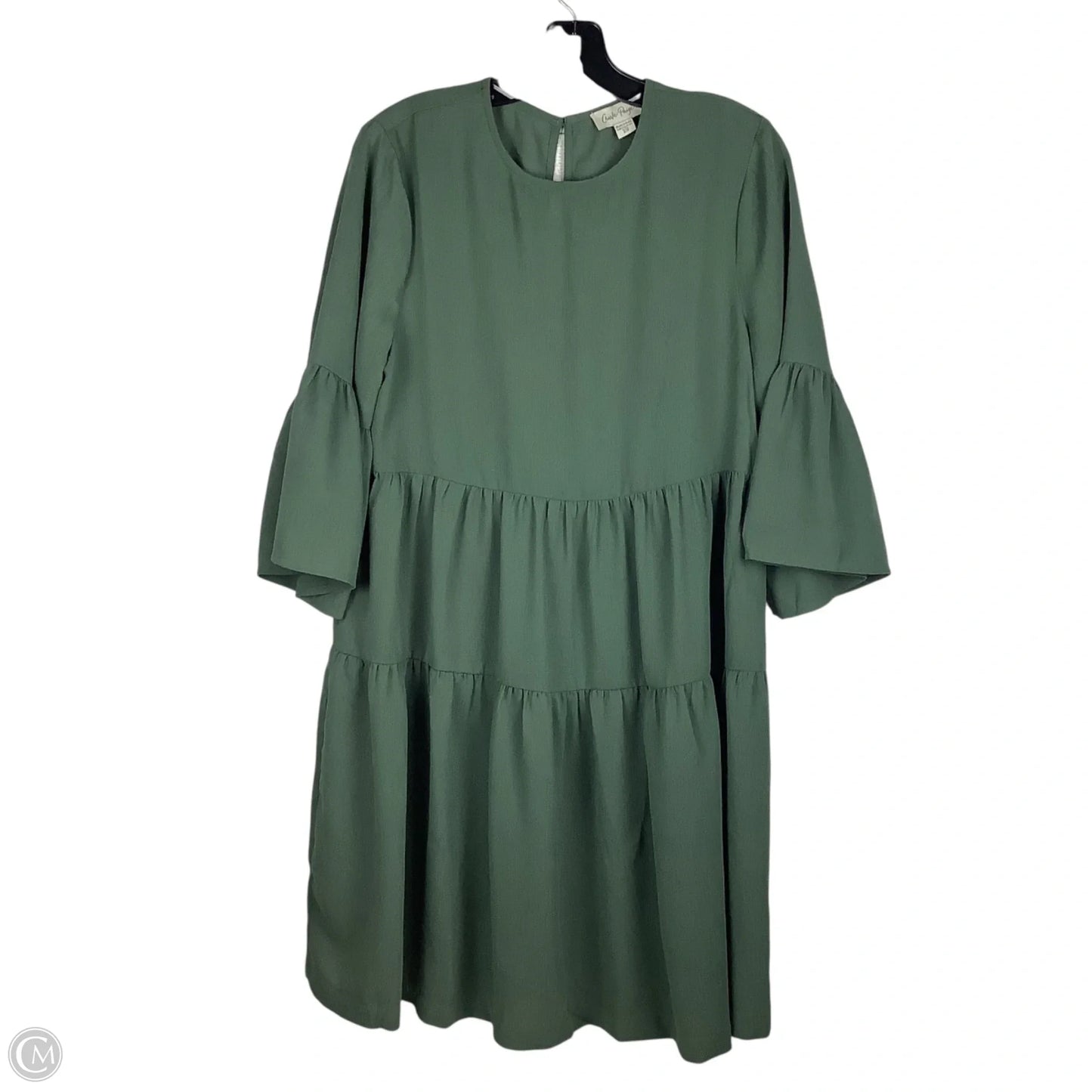 Dress Casual Midi By Charlie Paige In Green, Size: Sp