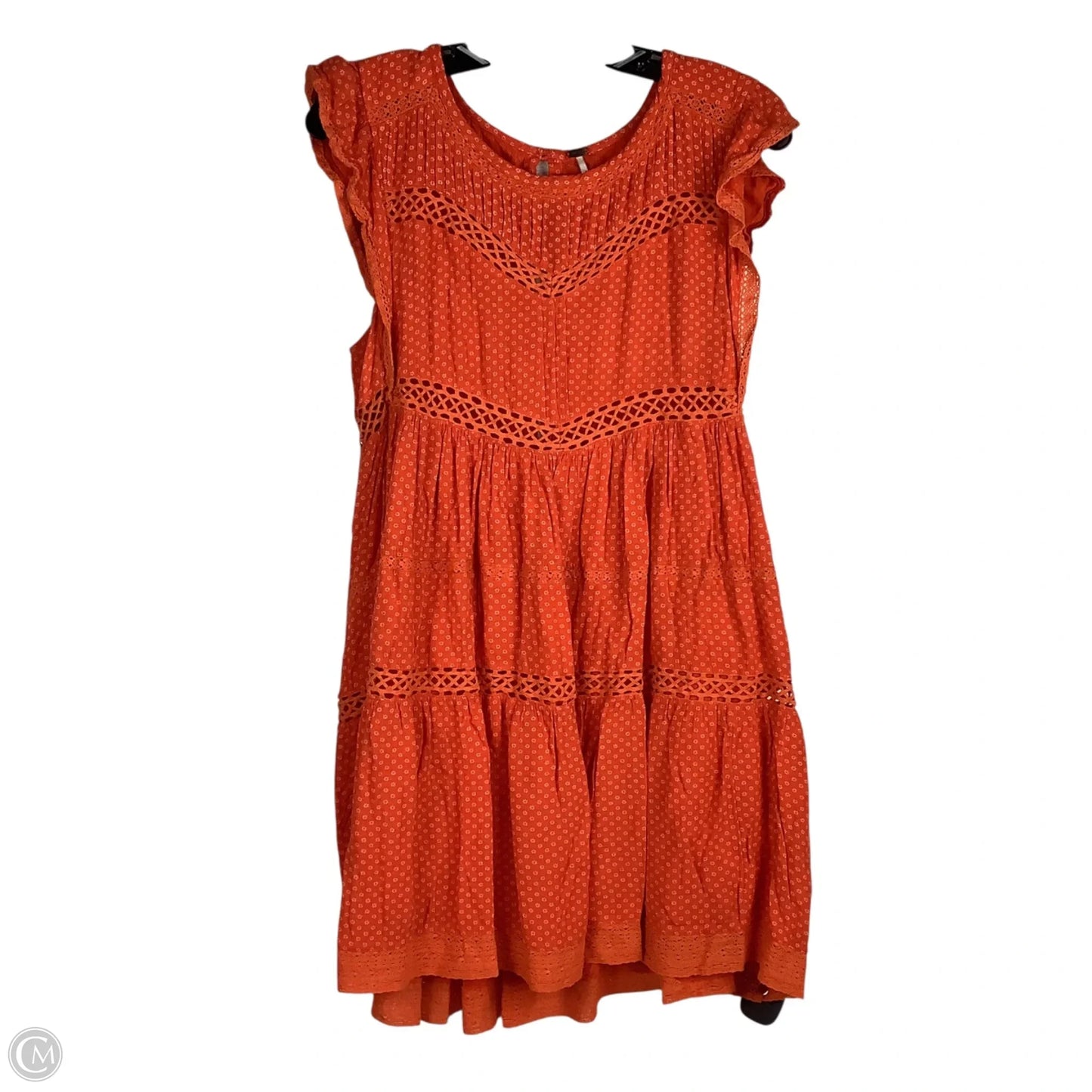 Dress Casual Midi By Free People In Orange, Size: S