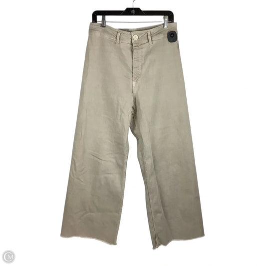 Pants Wide Leg By Zara In Tan, Size: 12