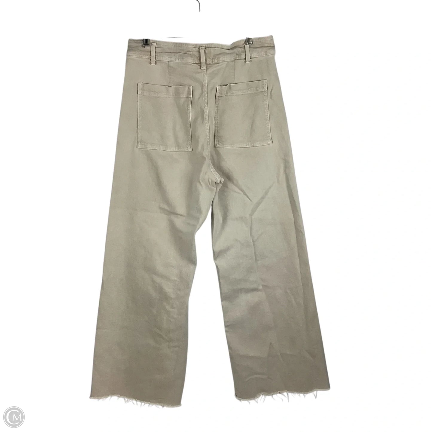 Pants Wide Leg By Zara In Tan, Size: 12